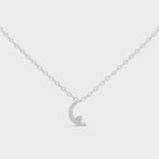 Celestine Crescent Pavé Lab Grown Diamond Pendant